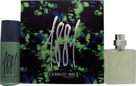 Cerruti 1881 Pour Homme Giftset 100ml EDT Spray+ 150ml Deo Spray