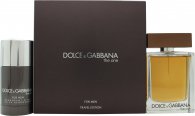 Dolce & Gabbana The One Gavesett 100ml EDT + 70g Deodorant Stift