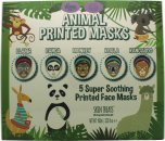 Skin Treats Printed Sheet Masks Gavesett - 5 Deler