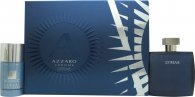 Azzaro Chrome Extreme Geschenkset 100ml EDP + 75g Deodorant Stick