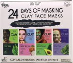 Skin Treats Ansiktsmasker Presentset - 24 Delar