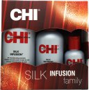 CHI Silk Infusion Gift Set 12.0oz (355ml) Leave-In Treatment + 6.0oz (177ml) Leave-In Treatment + 2.0oz (59ml) Leave-In Treatment