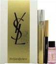 Yves Saint Laurent Cosmetics Gift Set 6.6g Mascara Volume Effet Faux Cils Mascara + 0.8g Dessin Du Regard Eyeliner + 1.0oz (30ml) Top Secrets Expert Makeup Remover