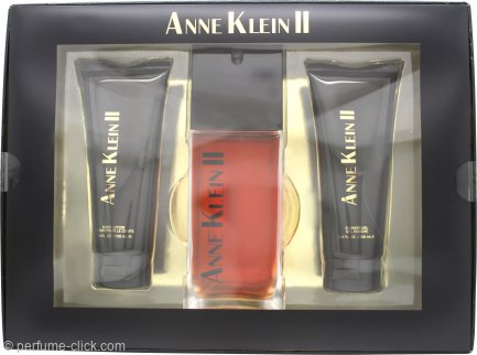 Anne Klein II Gift Set 3.4oz (100ml) EDP + 3.4oz (100ml) Shower Gel + 3.4oz (100ml) Body Lotion
