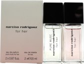 Narciso Rodriguez Layering Duo For Her Gavesett 20ml For Her Pure Musc EDP + 20ml For Her EDT
