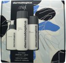 Dermalogica Our Best Cleanse&Glow Geschenkset 150 ml Precleanse + 250 ml Special Reinigungsgel + 74 g Daily Microfoliant