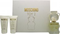 Moschino Toy 2 Gavesæt 50ml EDP + 50ml Body Lotion + 50ml Shower Gel