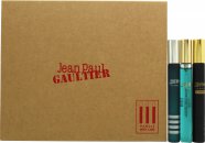 Jean Paul Gaultier Mens Gift Set 0.3oz (10ml) Le Male EDT + 0.3oz (10ml) Le Male Le Parfum EDP + 0.3oz (10ml) Le Beau EDT