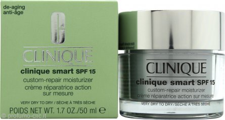Clinique Smart Custom-Repair Moisturizer Day Cream SPF15 50ml - Very Dry To Dry Skin