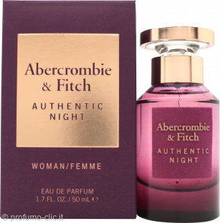 Abercrombie & Fitch Authentic Night Eau de Parfum 50ml Spray