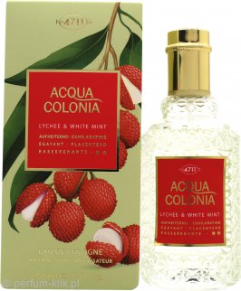 4711 acqua colonia lychee & white mint woda kolońska 50 ml   