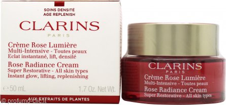 Clarins Super Restorative Rose Radiance Cream 50ml - All Skin Types
