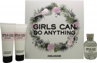 Zadig & Voltaire Girls Can Do Anything Gift Set 50ml EDP + 75ml Shower Gel + 75ml Body Lotion