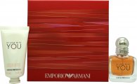 Giorgio Armani Emporio Armani In Love With You for Her Gift Set 1.0oz (30ml) EDP + 1.7oz (50ml) Hand Cream