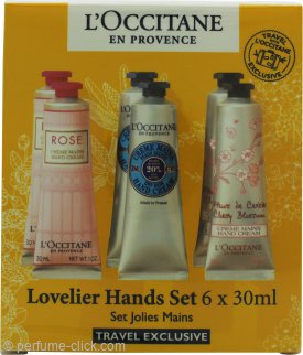 L'Occitane En Provence Lovelier Hand Cream Gift Set 6 Pieces