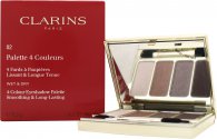 Clarins Ombre Minerale 4 Colour Eyeshadow Palette 6.9g - 03 Brown