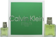 Calvin Klein Eternity Gift Set 3.4oz (100ml) EDT + 1.0oz (30ml) EDT