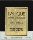 Lalique Kerze 190 g - Noir Premier Plume Blanche 1901