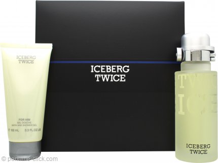 Iceberg Twice Pour Homme Gift Set 4.2oz (125ml) EDT + 3.4oz (100ml) Shower  Gel | Eau de Toilette