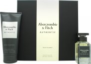 Abercrombie & Fitch Authentic Man Gift Set 1.7oz (50ml) EDT + 6.8oz (200ml) Hair & Body Wash