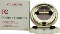 Clarins Ombre 4-Colour Eyeshadow Palette 4.2g - 02 Rosewood Gradation