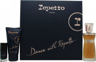Repetto Dance With Repetto Gift Set 2.0oz (60ml) EDP + 1.7oz (50ml) Body Lotion + Nail Polish