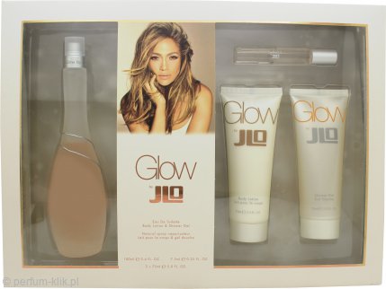 jennifer lopez glow woda toaletowa 100 ml   zestaw