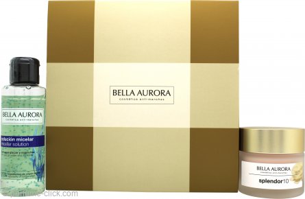 Bella Aurora Splendor 10 Gift Set 1.7oz (50ml) Day Face Cream + 3.4oz (100ml) Anti-Blemish Micellar Solution