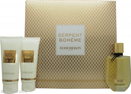 Boucheron Serpent Bohème Gift Set 90ml EDP + 100ml Body Lotion + 100ml Shower Gel