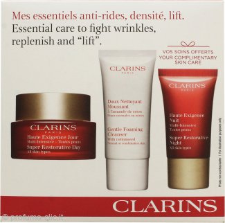 Clarins Super Restorative Essential Care Set Regalo 3 Pieces
