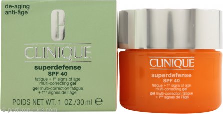 Clinique Superdefense SPF40 Fatigue + 1st Signs of Age Multi-Correcting Gel 30ml