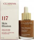 Clarins Skin Illusion Natural Hydrating Foundation SPF15 1.0oz (30ml) - 117 Hazelnut