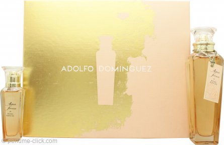 Adolfo Dominguez Agua Fresca de Rosas Blancas Gift Set 4.1oz (120ml) EDT + 1.0oz (30ml) EDT