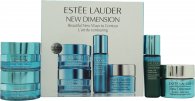 Estee Lauder New Dimension Geschenkset 10 ml Firm & Fill Augencreme + 7 ml Expert Serum + 15 ml Sculpt & Glow Maske