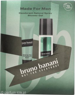 bruno banani made for men dezodorant w sprayu 75 ml   zestaw