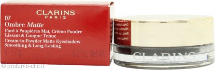 Clarins Ombre Matte Cream-To-Powder Matte Eyeshadow 7g - 07 Carbon