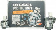 Diesel Only The Brave Gift Set 4.2oz (125ml) EDT + 1.2oz (35ml) EDT