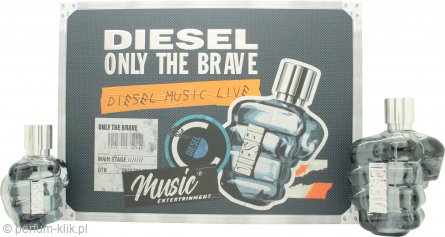 diesel only the brave woda toaletowa 125 ml   zestaw