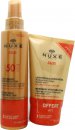 Nuxe Sun Geschenkset 150 ml High Protection Melting Spray LSF50 + 100 ml Erfrischende After-Sun Lotion