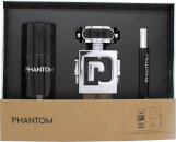 Paco Rabanne Phantom Gift Set 3.4oz (100ml) EDT + 0.3oz (10ml) EDT + 5.1oz (150ml) Deodorant Spray