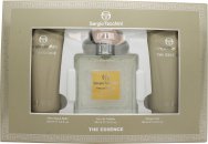 Sergio Tacchini The Essence Gift Set 100ml EDT + 100ml Shower Gel + 100ml Aftershave Balm