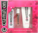 Coty Exclamation Gift Set 15ml Cologne + 90ml Body Spray + 115ml Body Lotion