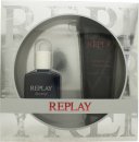 Replay Essential for Him Set Regalo 30ml EDT Spray + 100ml Gel Doccia