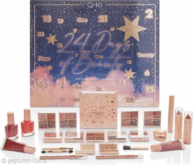 Q-KI 24 Days Of Beauty Advent Calendar 2022 24 Pieces