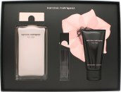 Narciso Rodriguez for Her Gavesæt 100ml EDP + 50ml Shower Gel + 50ml Body Lotion