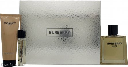 Burberry Hero Gift Set 100ml EDT + 75ml Body Lotion + 7.5ml EDT