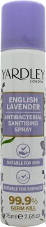 Yardley English Lavender Antibacterial Hand Sanitiser 2.5oz (75ml) Spray