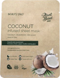 Beauty Pro Coconut Infused Sheet Mask - 1 Piece