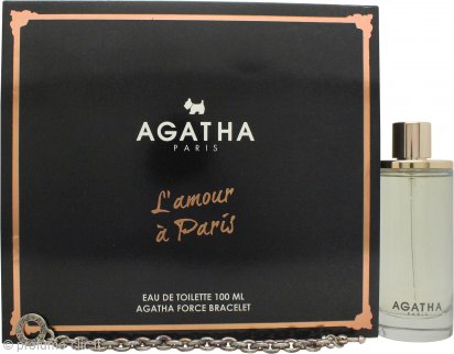 Agatha Paris L'amour à Paris Set Regalo 100ml EDT Spray + Bracelet
