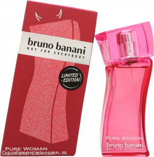 Bruno Banani Pure Woman Eau de Toilette 0.7oz (20ml) Spray - Limited Edition